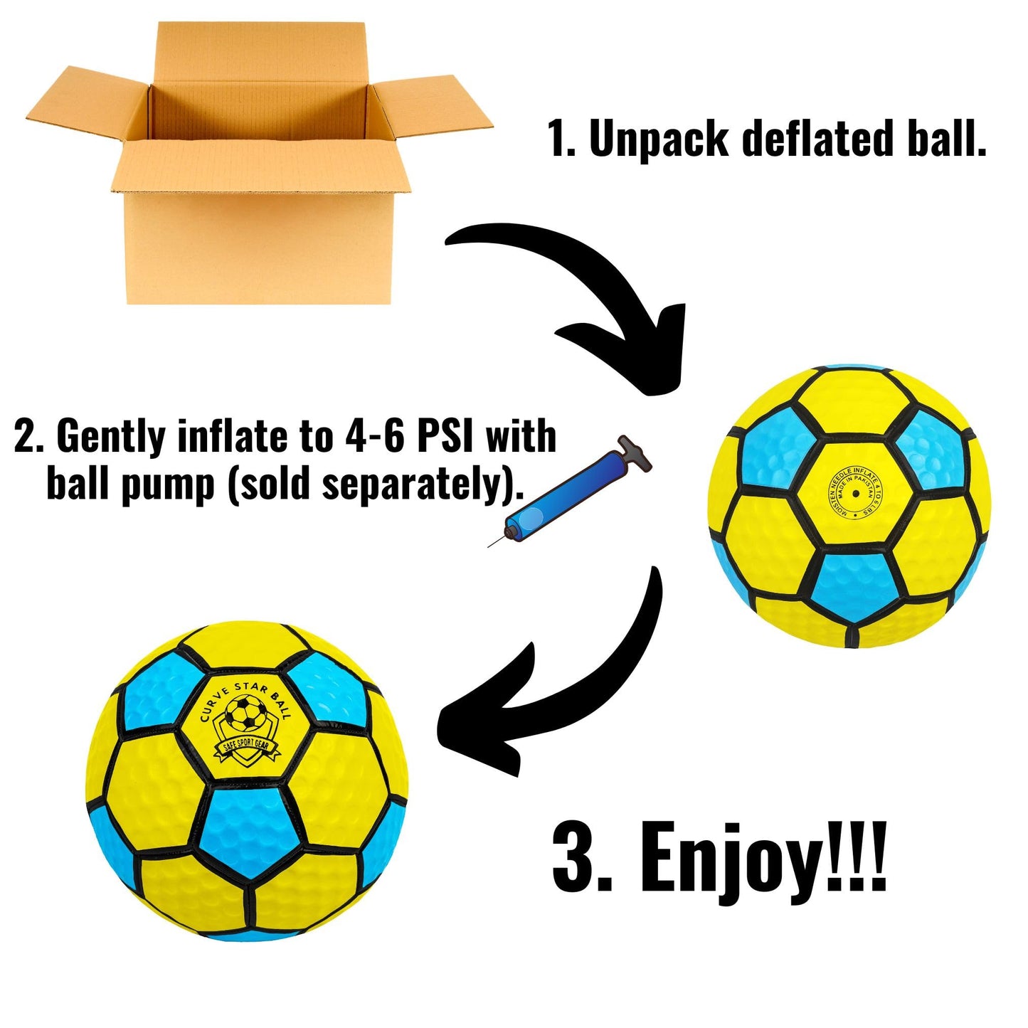 Curve Star Swerve Football