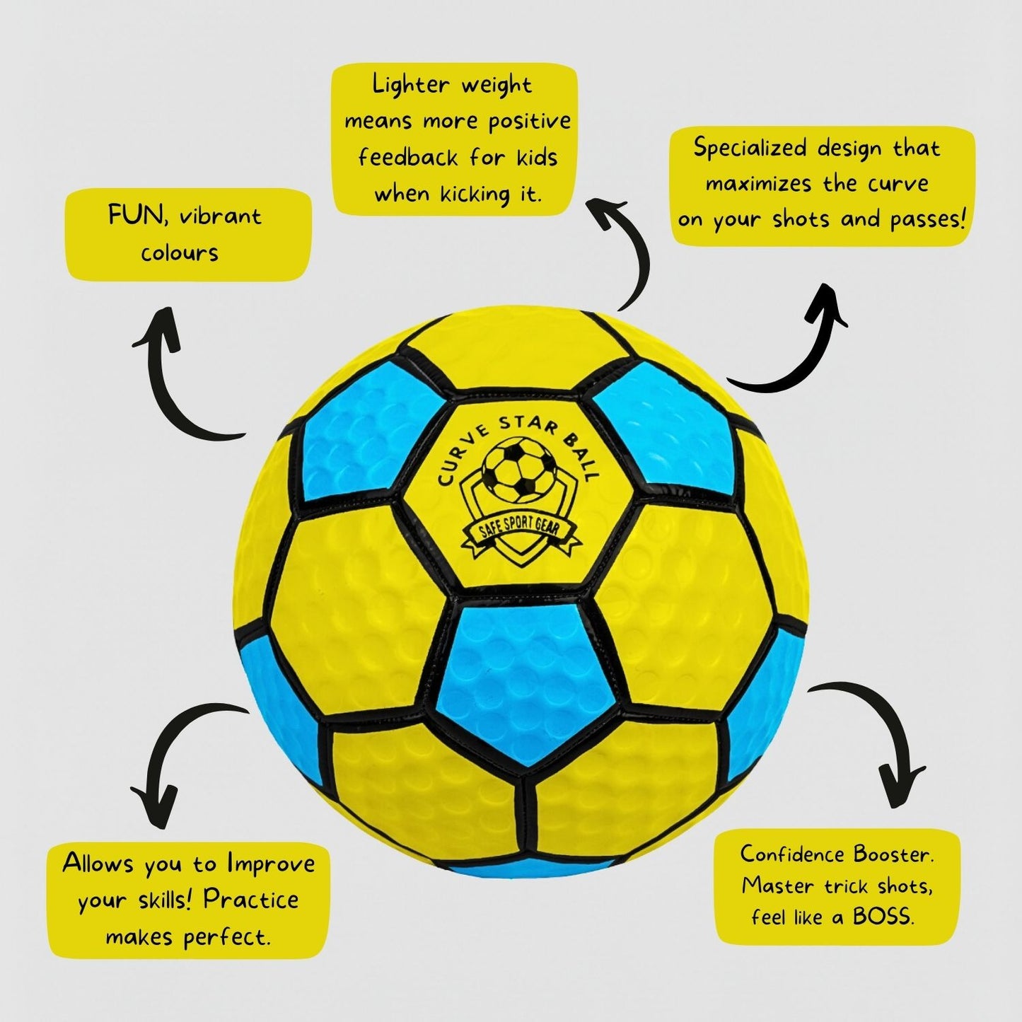 Curve -Star Ausweichen Fußball
